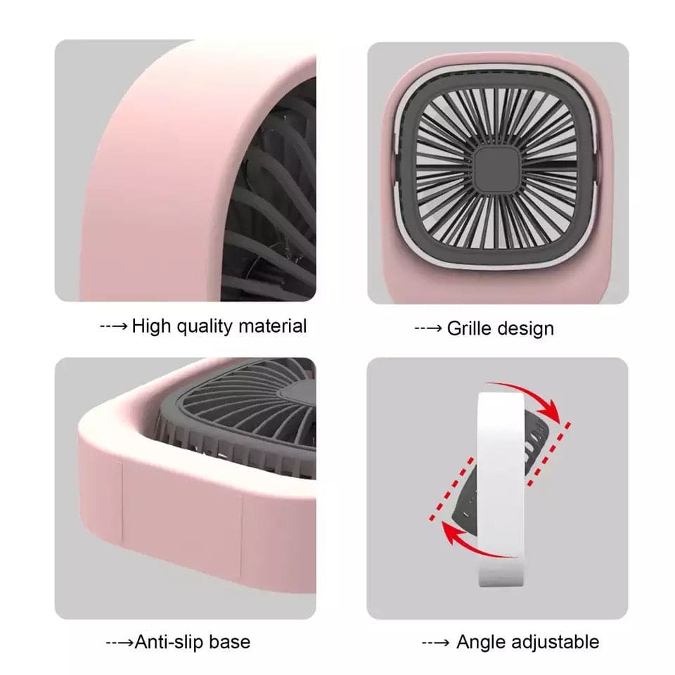 Portarble Handheld Fan, Low-Noise Leafless Spray Hydrating Cooling USB Fan, Small Electric Indoor Fan Portarble Handheld Fan, Low-Noise Leafless Spray Hydrating Cooling USB Fan, Small Electric Indoor Fan